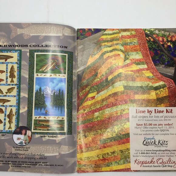 McCalls Quick Quilts Magazine Feb Mar 2011 15 Sewing Patterns & Tips Modern Easy - Picture 2 of 13